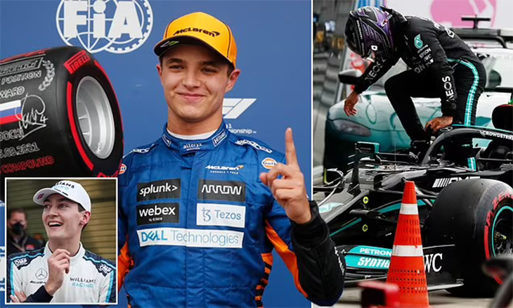 Kết quả F1 Grand Prix Nga: Tông xe vào tường, Lewis Hamilton bị xóa 1 kỷ lục