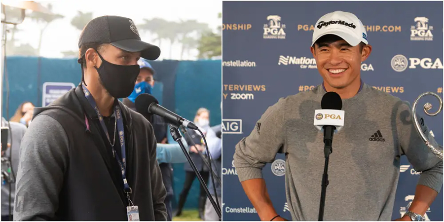 Stephen Curry nhập vai phóng viên golf và cái kết!