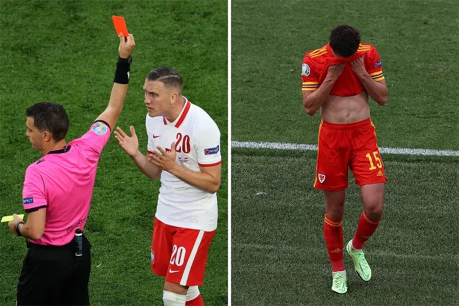 Euro 2021 đã có bao nhiêu thẻ đỏ và số phận nào chờ các cầu thủ bị đuổi?