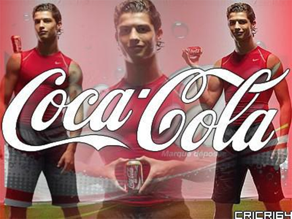 Thật ra, Cristiano Ronaldo từng gắn bó với Coca Cola!