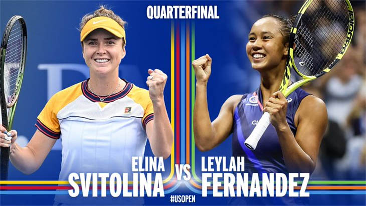 Kết quả tennis US Open mới nhất hôm nay 6/9: Người đẹp Svitolina vs tiểu mỹ nhân Fernandez