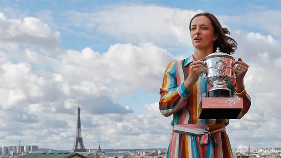 BXH tennis mới nhất:  Iga Swiatek đột phá, Djokovic và Nadal không đổi