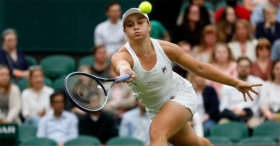 Kết quả tennis Wimbledon mới nhất: Số 1 thế giới Barty đánh dở vẫn ở lại, hạt giống số 3 quá đẹp bị đè bẹp!