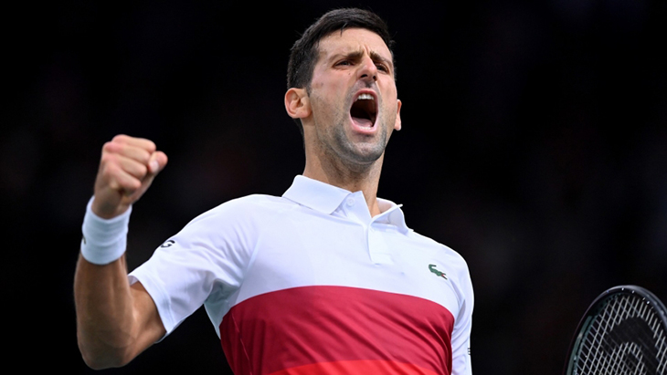 Kết quả tennis mới nhất 3/11: Djokovic vất vả tại Paris Masters, Mỹ thua sốc ở King Cup
