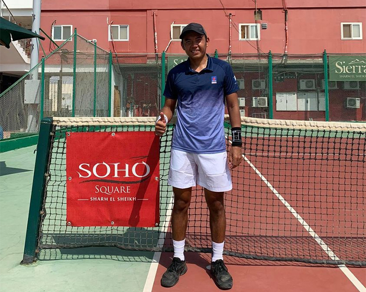 Liên tiếp thắng các đối thủ "trên cơ'", Lý Hoàng Nam vào chung kết giải tennis ITF Ai Cập