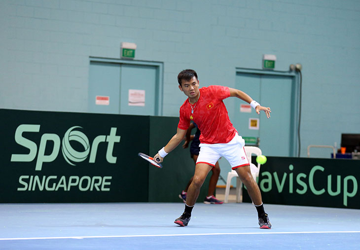 Kết quả tennis Davis Cup: Việt Nam dẫn đầu do thắng đối thủ có tay vợt hạng cao nhất