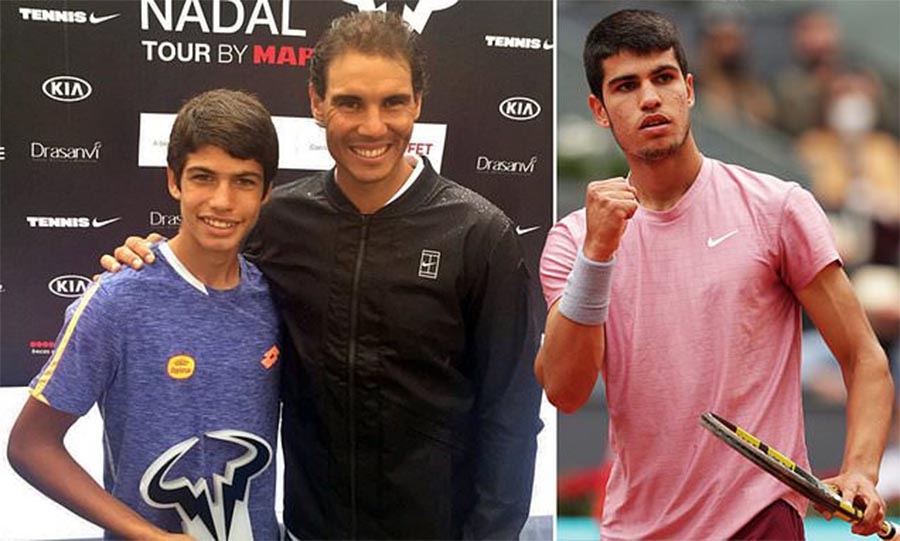 Carlos Alcaraz vs Rafael Nadal: Quà sinh nhật tuổi 18 dễ "đè chết" tân kỷ lục gia tennis Madrid Open!