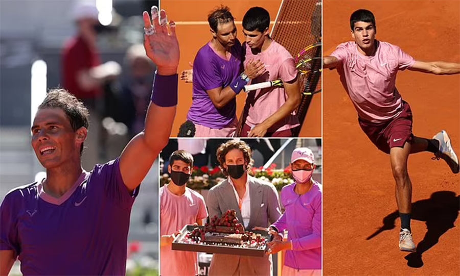 Kết quả tennis Madrid Open mới nhất: Alcaraz thể hiện được tiềm năng, nhưng Nadal đơn giản quá mạnh!