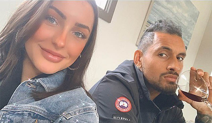 Uống lộn thuốc,  Nick Kyrgios khen Djokovic và cám ơn đời do có người yêu?