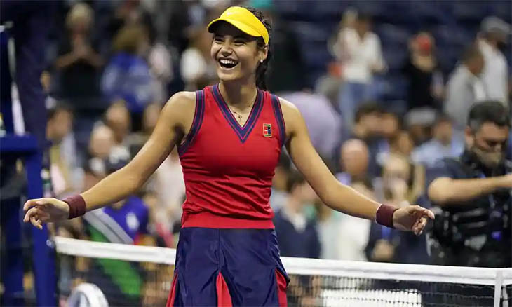 Giải tennis US Open - đòn bẩy nâng thiếu nữ 18 tuổi Raducanu thành VĐV giàu nhất thế giới