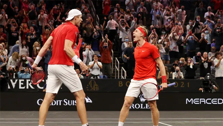 Kết quả tennis Laver Cup mới nhất: Thế Giới chưa nát nhờ đánh đôi