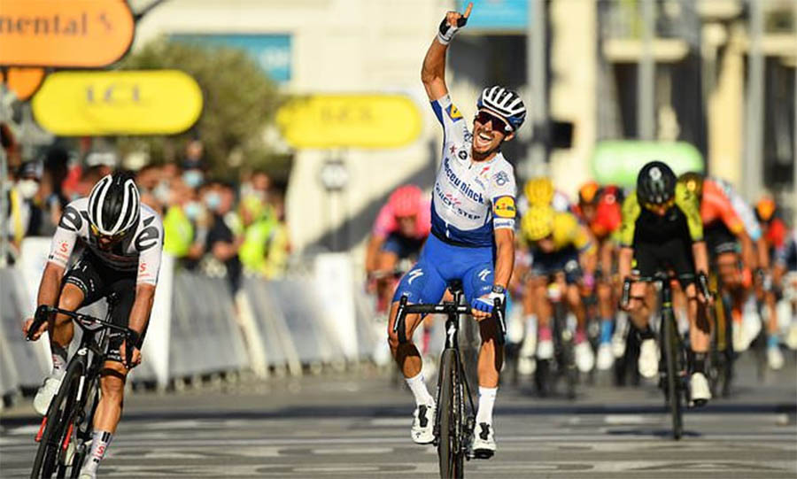 Kết quả vòng 2 đua xe đạp Tour de France: Alaphilippe băng lên như một tia chớp!