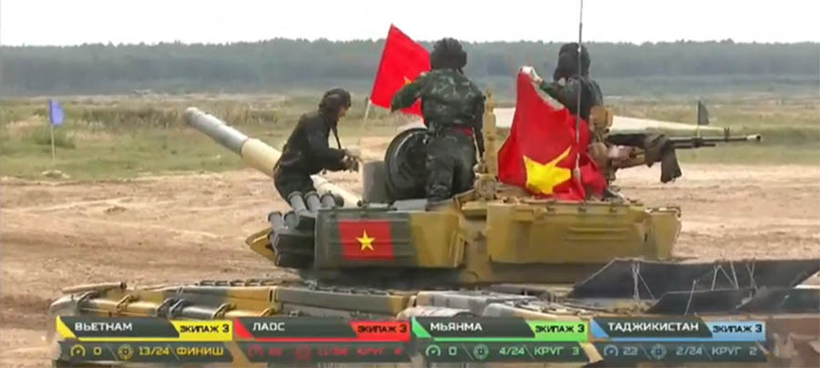 Kết quả cuộc thi đua xe tăng tại Nga – Army Games 2020 của ĐT Việt Nam: Vô địch nhóm 2