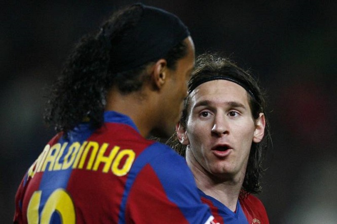 Barca bán Ronaldinho vì sợ làm Messi sa ngã
