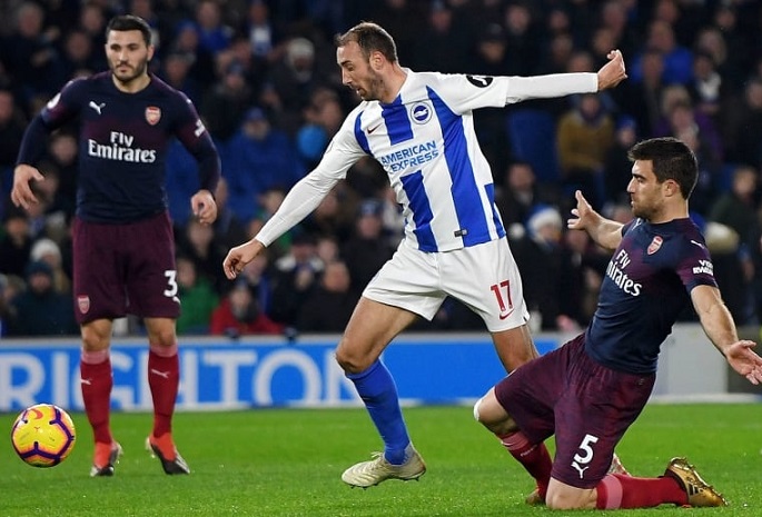 Brighton vs Arsenal trực tiếp kênh nào?
