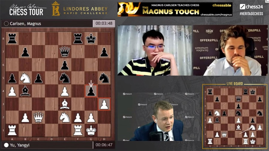 Lindores Abbey Rapid Challenge ngày 2: Vua cờ thua sấp mặt