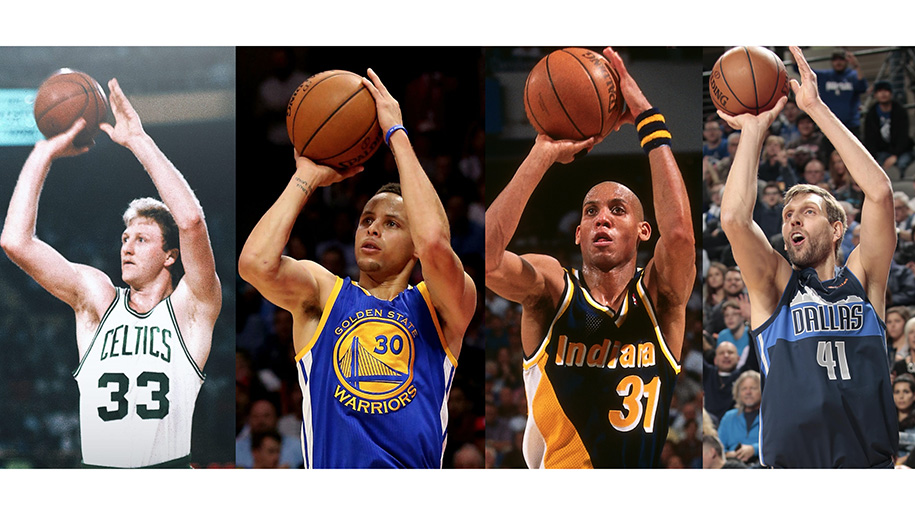 Top 4 xạ thủ 3 điểm vĩ đại đã định hình cả NBA trong 4 thập kỷ qua
