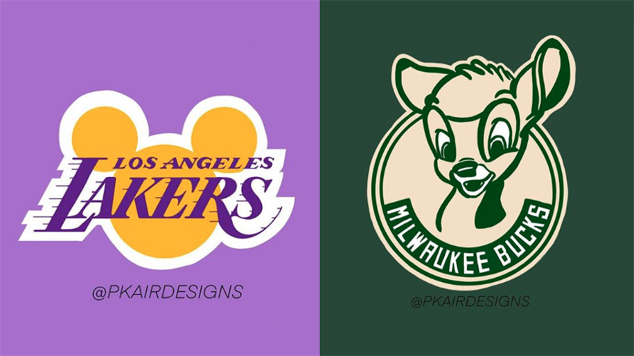 Sẽ ra sao nếu logo các đội bóng NBA chuyển thành style… Disney?
