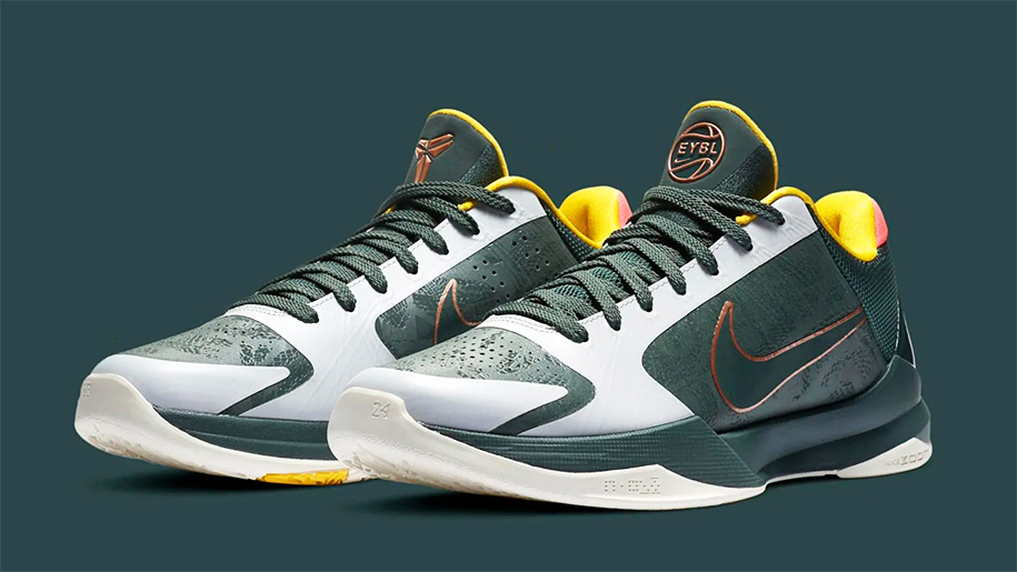 Nike Kobe 5 Protro EYBL: Xanh huyền bí và bản phối cực kỳ hài hoà