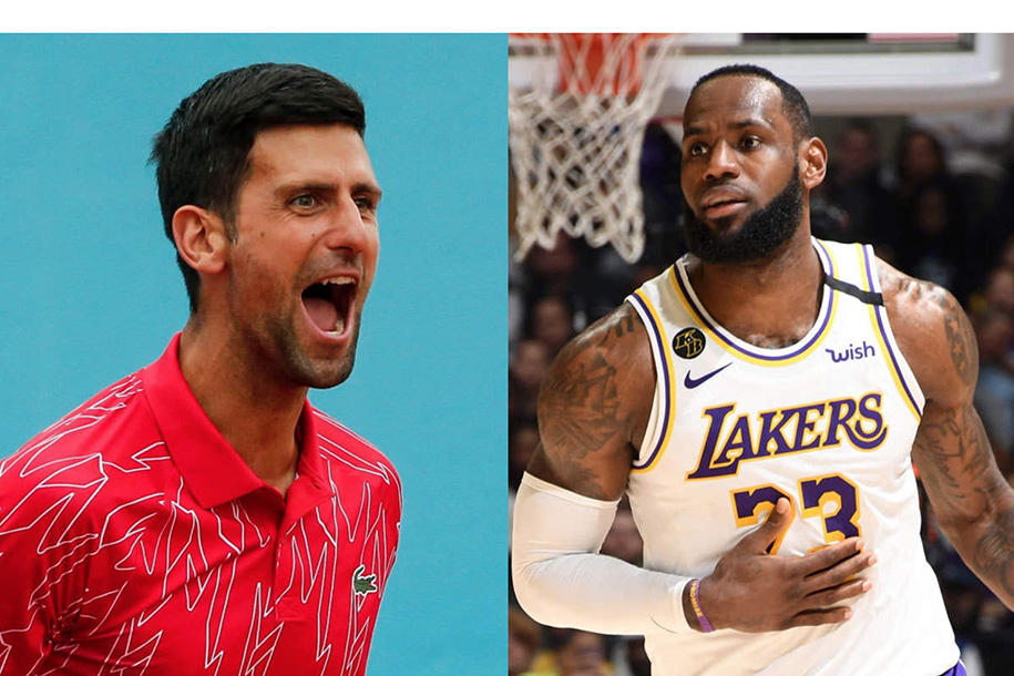 Bị Novak Djokovic cà khịa đấu 1-1, LeBron James đáp trả ra sao?