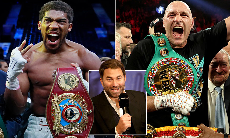 Ông bầu Eddie Hearn: Trận Joshua vs. Fury đang gặp rất nhiều khó khăn