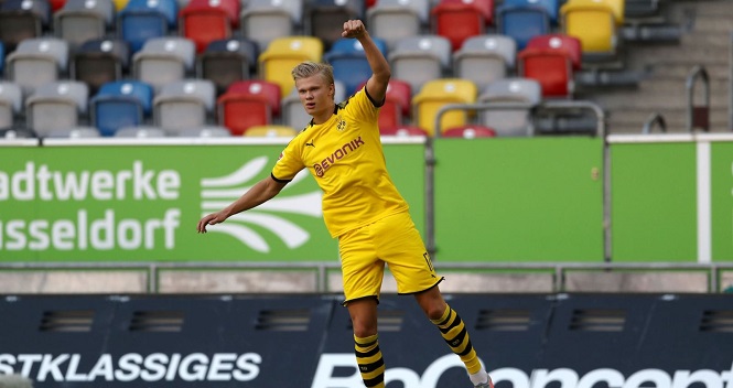 Haaland sắm vai thần tài của Dortmund theo cách kinh ngạc