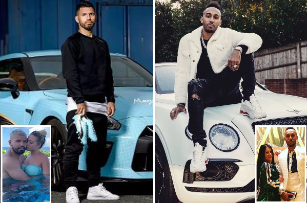 Aguero và Aubameyang so tài về bàn thắng, xế hộp, nhà và Wags