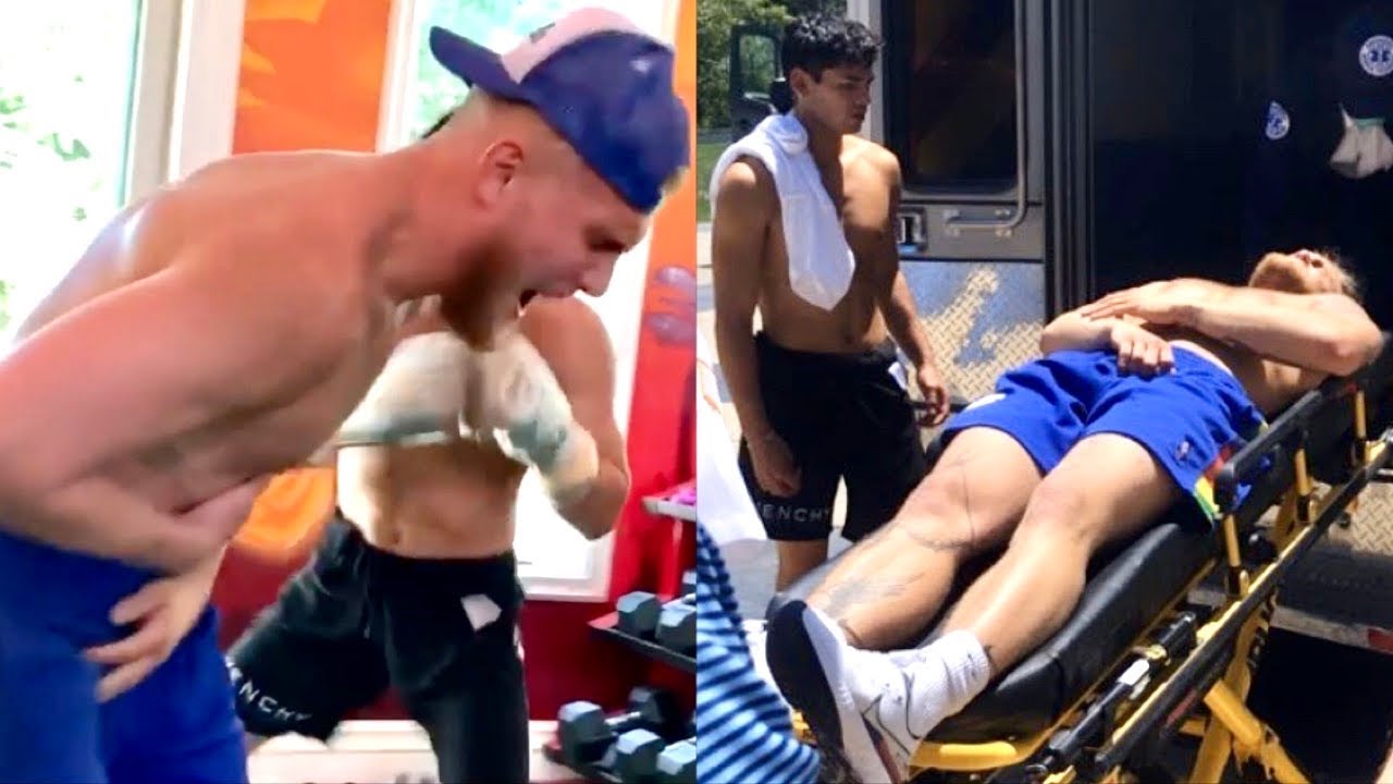 Jake Paul nhập viện sau thử thách 'moi bụng' của Ryan Garcia