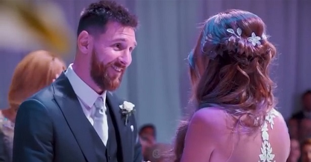 Vợ Messi chia sẻ video đặc biệt kỷ niệm 3 năm ngày cưới