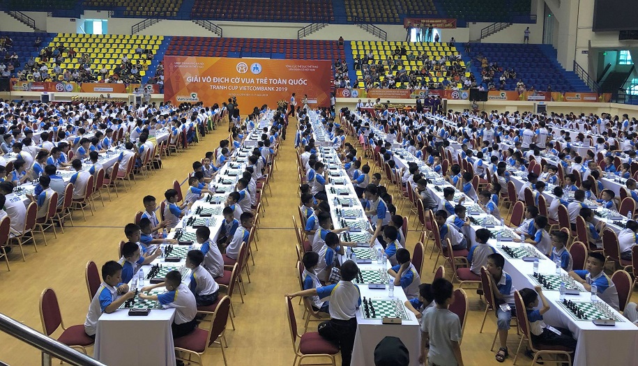 Hơn 1.200 VĐV tham gia giải vô địch cờ vua trẻ toàn quốc 2020