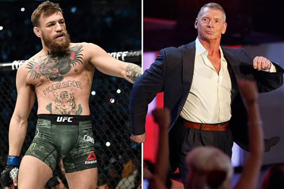 Conor McGregor bất ngờ thách đấu chủ tịch WWE Vince McMahon