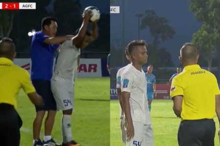 Bóp cổ học trò cũ, HLV Hứa Hiền Vinh bị đồng nghiệp phản ứng