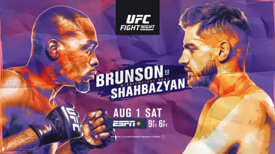 Kết quả UFC Fight Night: Derek Brunson vs Edmen Shahbazyan