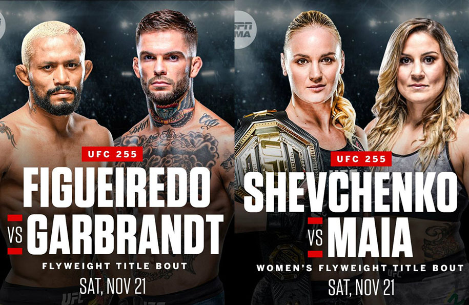 Hai trận tranh đai chính thức được công bố cho UFC 255