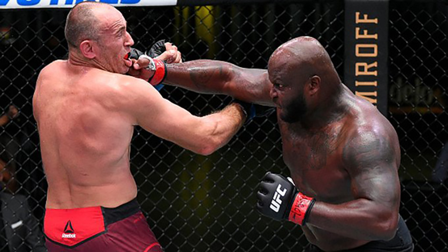 "Quái Thú Đen" Derrick Lewis san bằng kỉ lục knockout khi hạ gục Aleksei Oleinik