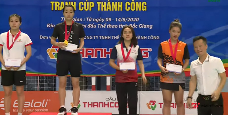 Kết quả Giải Cầu lông CLB các tỉnh, thành phố, ngành toàn quốc năm 2020 - tranh cúp Thành Công