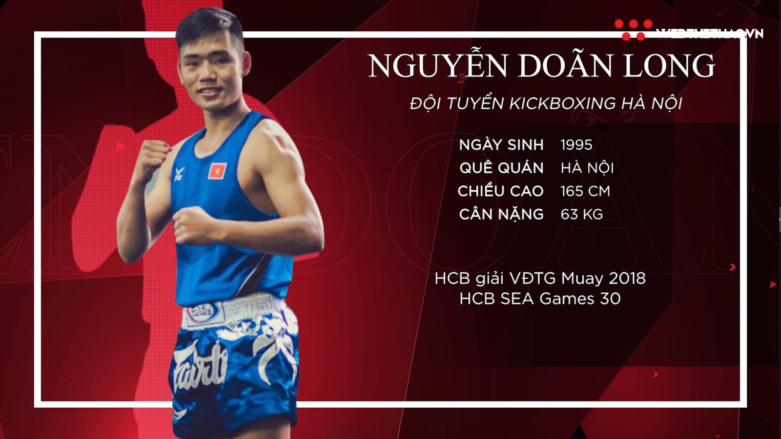 [Chân dung VĐV] Nguyễn Doãn Long: Võ sĩ kỳ tài làng Muay Việt