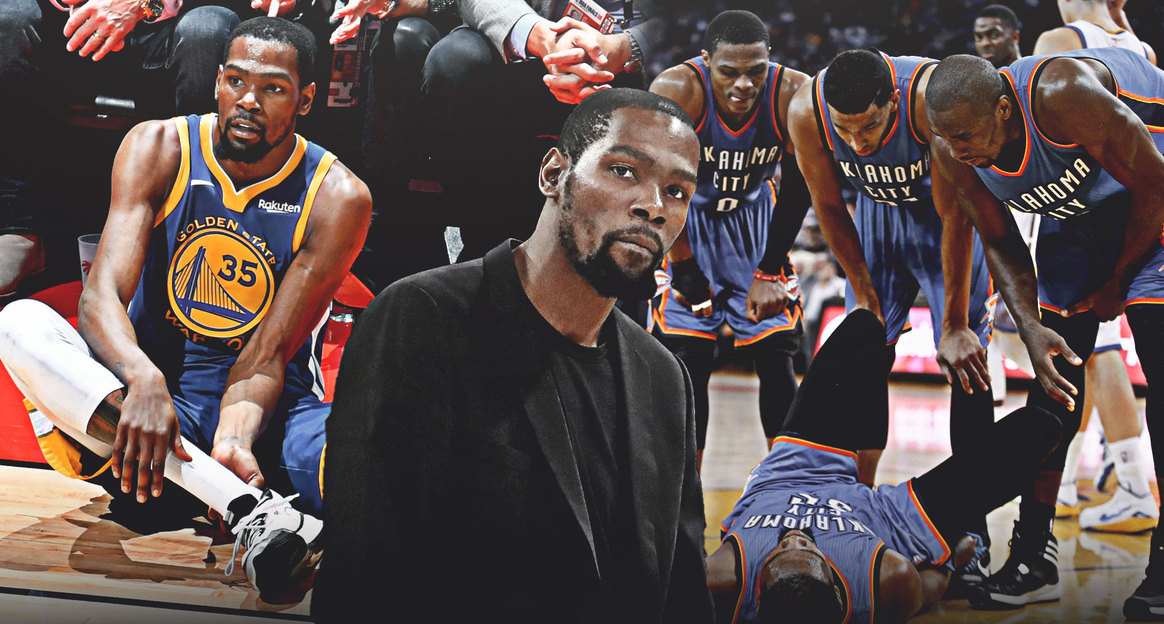 Nhìn lại những chấn thương Kevin Durant gặp phải sau 13 năm sự nghiệp
