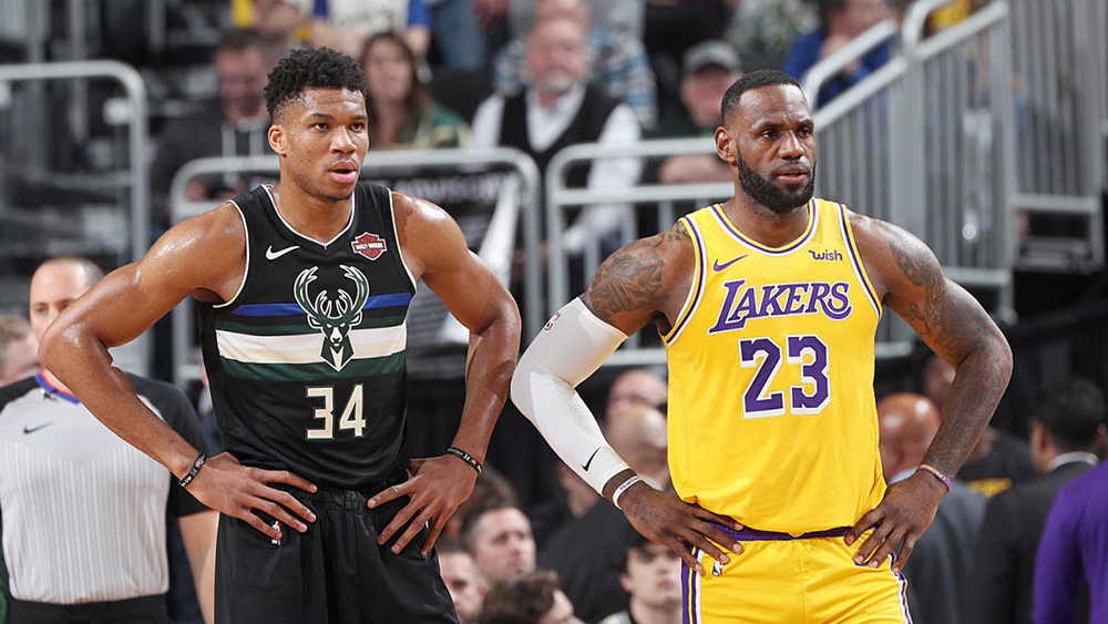 Los Angeles Lakers và Milwaukee Bucks dẫn đầu tỷ lệ vô địch NBA 2020