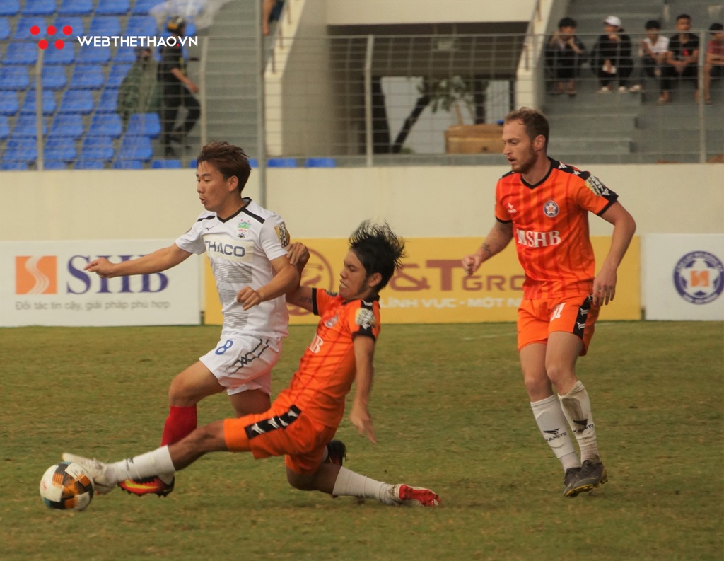 Kết quả SHB Đà Nẵng vs HAGL: Mong manh hàng thủ