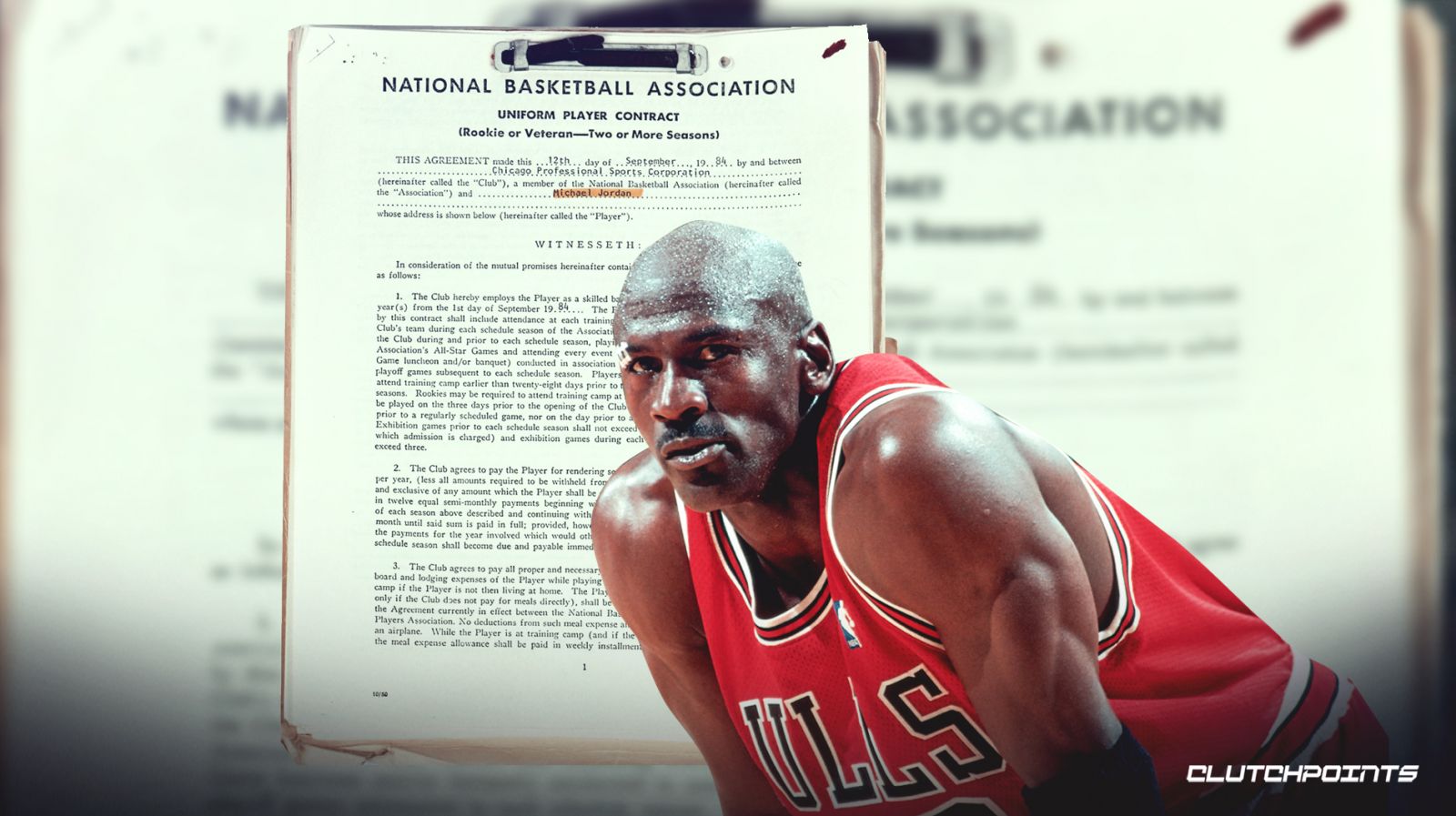 Ngã ngửa với bản hợp đồng copy của Michael Jordan bán mức giá phi lý