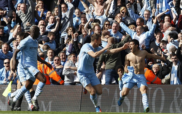 Tròn 8 năm Man City ngược dòng thần kỳ, lần đầu vô địch EPL