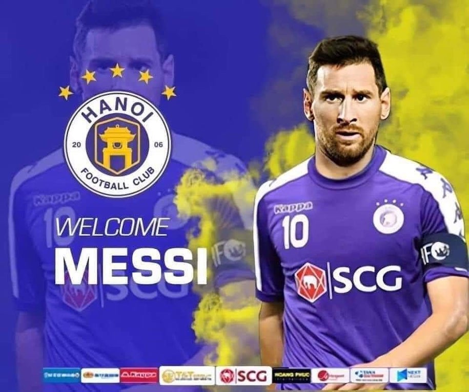 Ảnh chế: Messi được “đẩy thuyền” với cả V.League