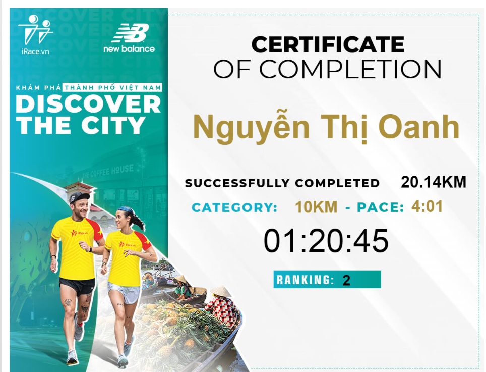 Chạy Để Khám Phá Thành Phố Tôi Yêu với kỷ lục gia SEA Games Nguyễn Thị Oanh