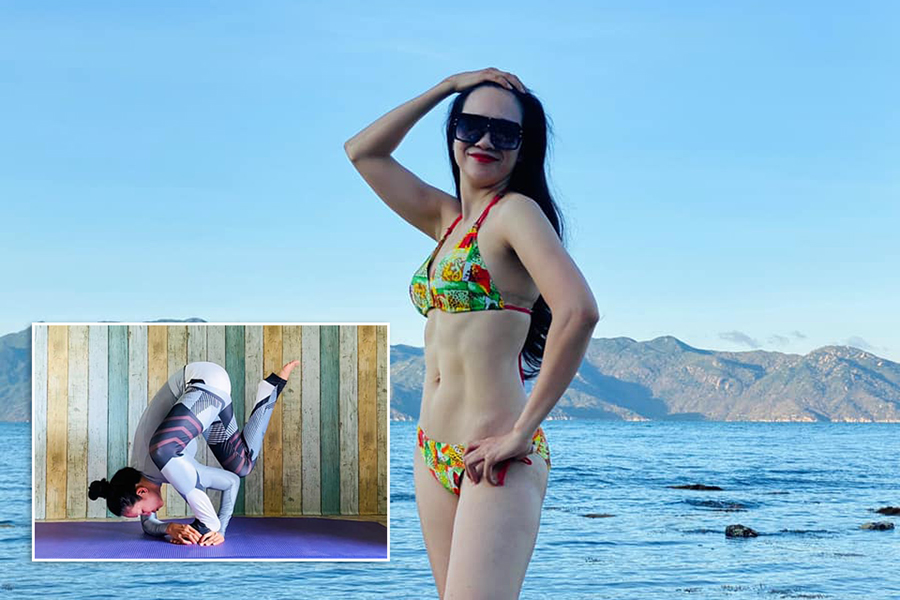 “Cựu nữ hoàng chạy 800m” Khánh Đoan khoe vóc dáng đẹp kinh ngạc sau nửa năm tập yoga