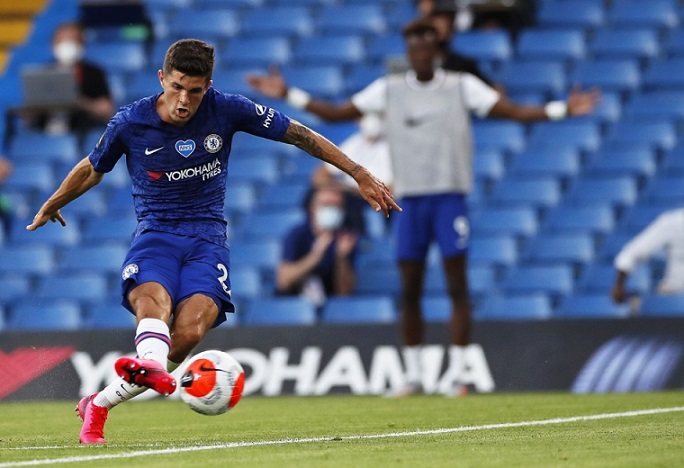 Pulisic hồi sinh ở Chelsea sau khi bình phục chấn thương