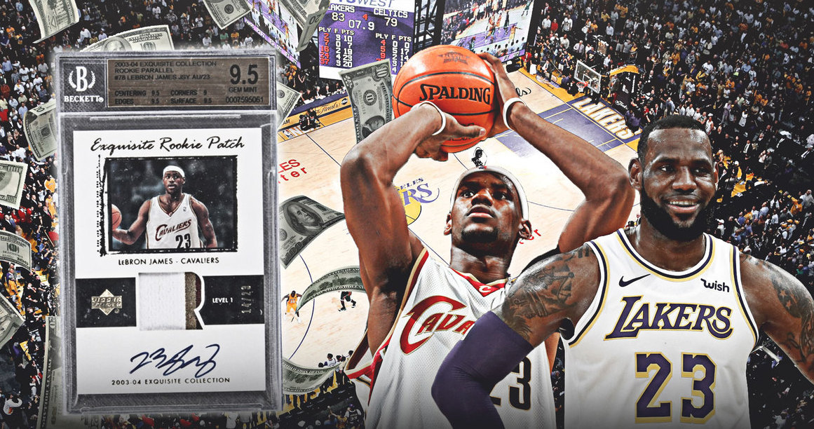 Tấm thẻ tân binh của LeBron lập kỷ lục với mức giá gấp đôi dự kiến