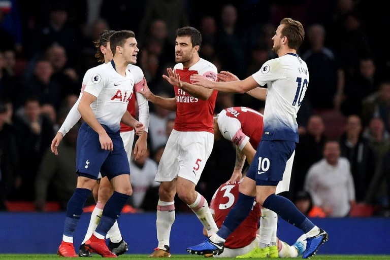Xem trực tiếp Tottenham vs Arsenal kênh nào?