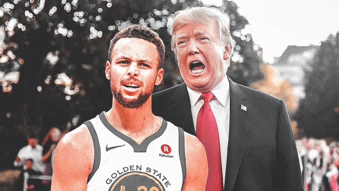 Xuống đường biểu tình, S.Curry bật tổng thống Donald Trump cực gắt