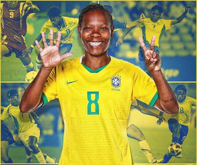 &ldquo;L&atilde;o b&agrave;&rdquo; Formiga của nữ Brazil tạo kỳ t&iacute;ch chưa từng thấy tại Olympic